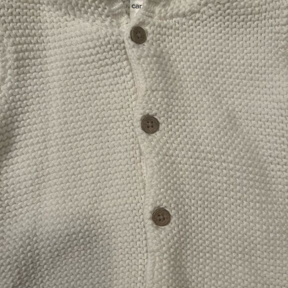 Carter's White Knit Sweater - Picture 2 of 6